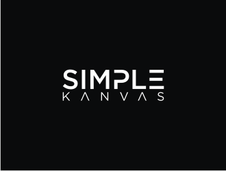 Simple Kanvas logo design by Nurmalia