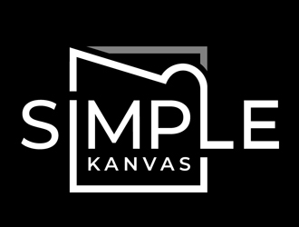 Simple Kanvas logo design by DreamLogoDesign