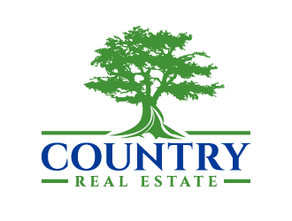 Country Real Estate  logo design by akilis13