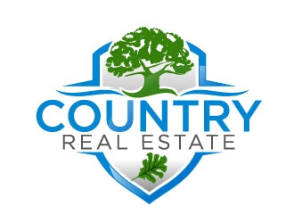 Country Real Estate  logo design by maze