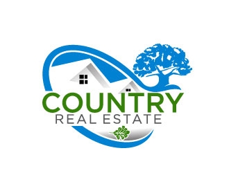 Country Real Estate  logo design by maze