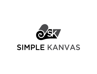 Simple Kanvas logo design by oke2angconcept