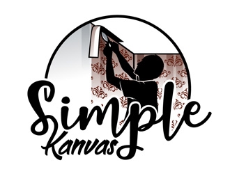 Simple Kanvas logo design by DreamLogoDesign