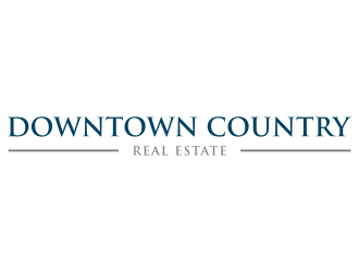 Downtown Country Real Estate logo design by p0peye