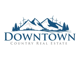 Downtown Country Real Estate logo design by AamirKhan