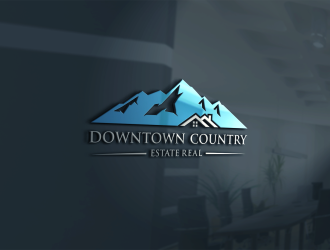 Downtown Country Real Estate logo design by Orino