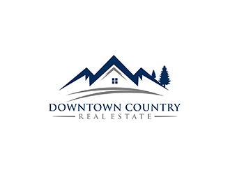 Downtown Country Real Estate logo design by ndaru