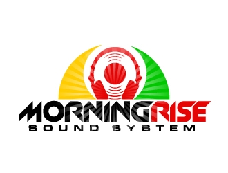 Morning Rise Sound System logo design by AamirKhan