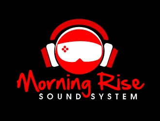 Morning Rise Sound System logo design by AamirKhan