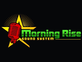 Morning Rise Sound System logo design by uttam