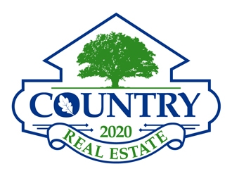 Country Real Estate  logo design by DreamLogoDesign