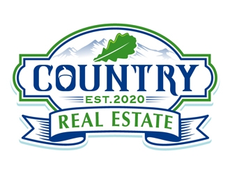 Country Real Estate  logo design by DreamLogoDesign