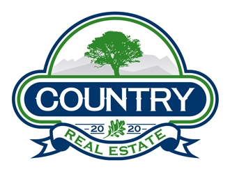 Country Real Estate  logo design by DreamLogoDesign