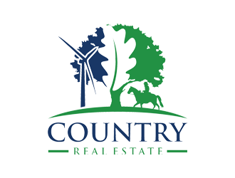 Country Real Estate  logo design by Rizqy