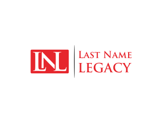 Last Name Legacy logo design by Drago