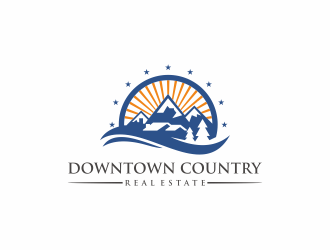 Downtown Country Real Estate logo design by arifana