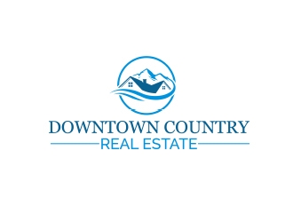 Downtown Country Real Estate logo design by JackPayne