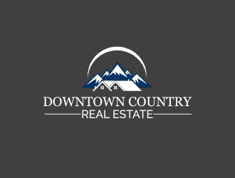 Downtown Country Real Estate logo design by JackPayne