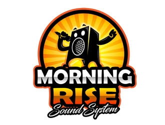 Morning Rise Sound System logo design by DreamLogoDesign