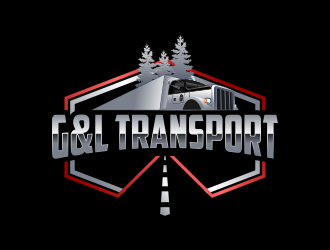 G&L Transport  logo design by Kruger