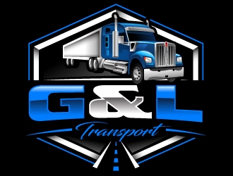 G&L Transport  logo design by design_brush