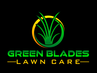 Green Blades Lawn Care logo design by beejo