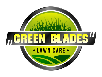 Green Blades Lawn Care logo design by Dakon