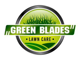 Green Blades Lawn Care logo design by Dakon