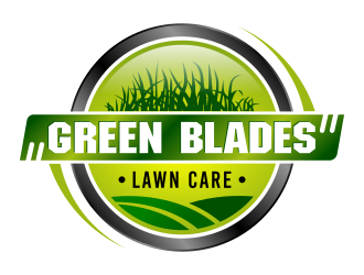 Green Blades Lawn Care logo design by Dakon