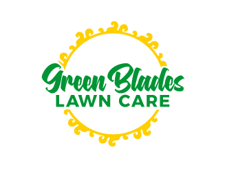 Green Blades Lawn Care logo design by justin_ezra