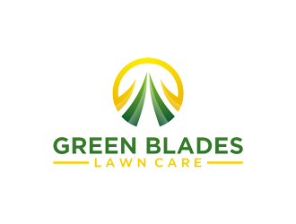 Green Blades Lawn Care logo design by Rizqy