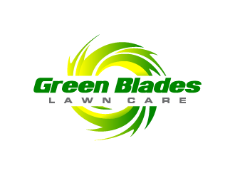 Green Blades Lawn Care logo design by PRN123