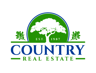 Country Real Estate  logo design by akilis13