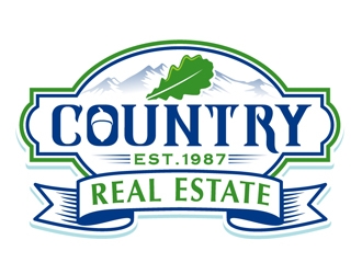 Country Real Estate  logo design by DreamLogoDesign