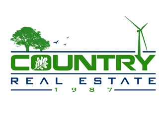 Country Real Estate  logo design by DreamLogoDesign