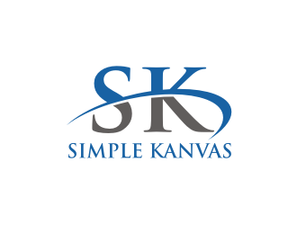 Simple Kanvas logo design by Nurmalia