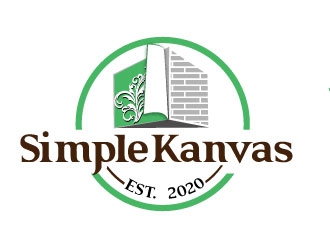 Simple Kanvas logo design by Suvendu