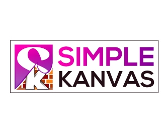 Simple Kanvas logo design by Suvendu