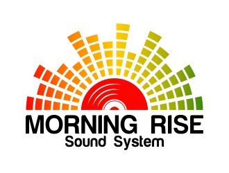 Morning Rise Sound System logo design by alfais