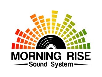 Morning Rise Sound System logo design by alfais