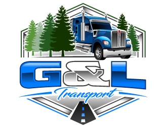 G&L Transport  logo design by design_brush