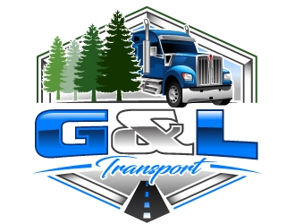 G&L Transport  logo design by design_brush