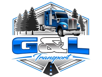 G&L Transport  logo design by design_brush