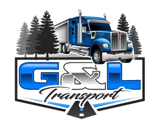 G&L Transport  logo design by design_brush