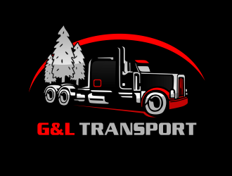 G&L Transport  logo design by Gopil