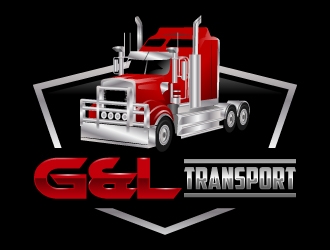 G&L Transport  logo design by LogOExperT