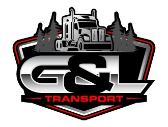 G&L Transport  logo design by daywalker