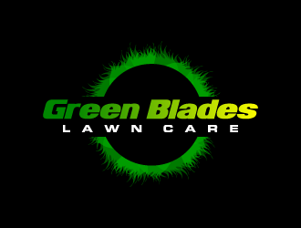 Green Blades Lawn Care logo design by PRN123