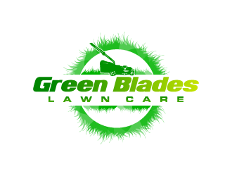 Green Blades Lawn Care logo design by PRN123