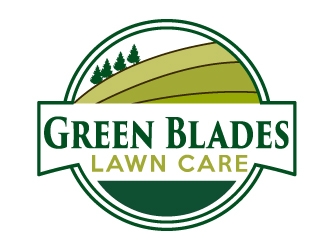 Green Blades Lawn Care logo design by AamirKhan